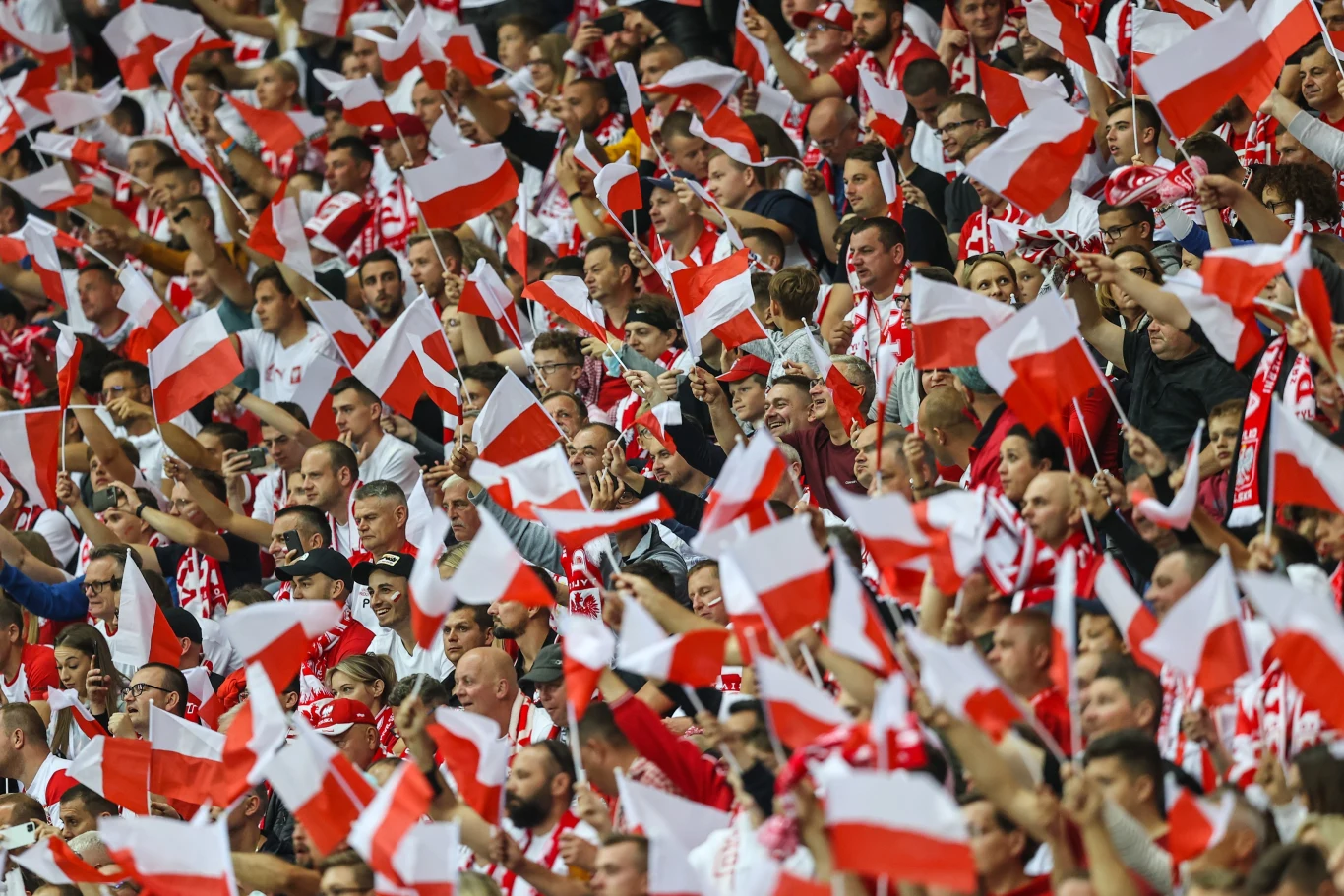 Kibice reprezentacji Polski w akcji Kibice reprezentacji Polski w akcji