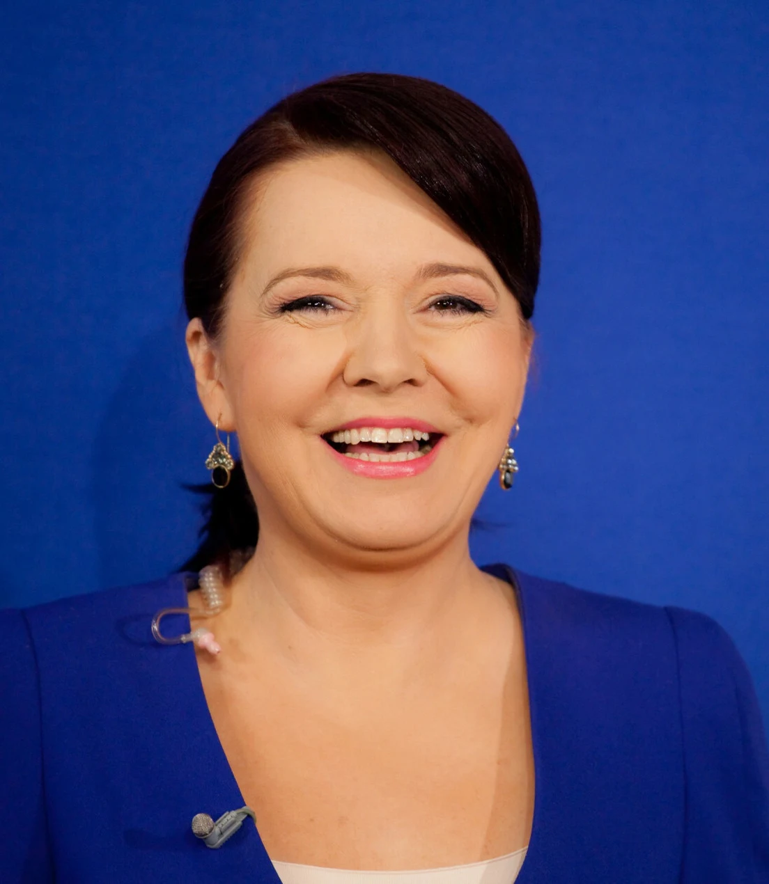 Danuta Holecka sygnuje swoją twarzą "Wiadomości" TVP Danuta Holecka sygnuje swoją twarzą "Wiadomości" TVP
