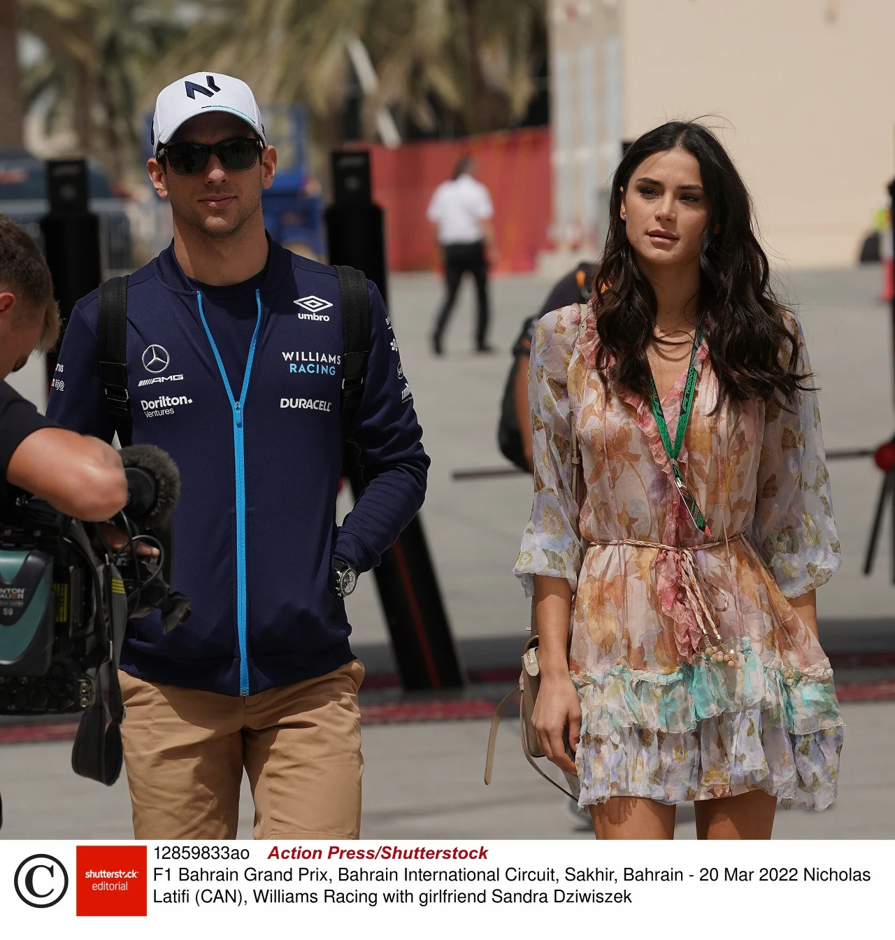 Sandra Dziwiszek i Nicholas Latifi