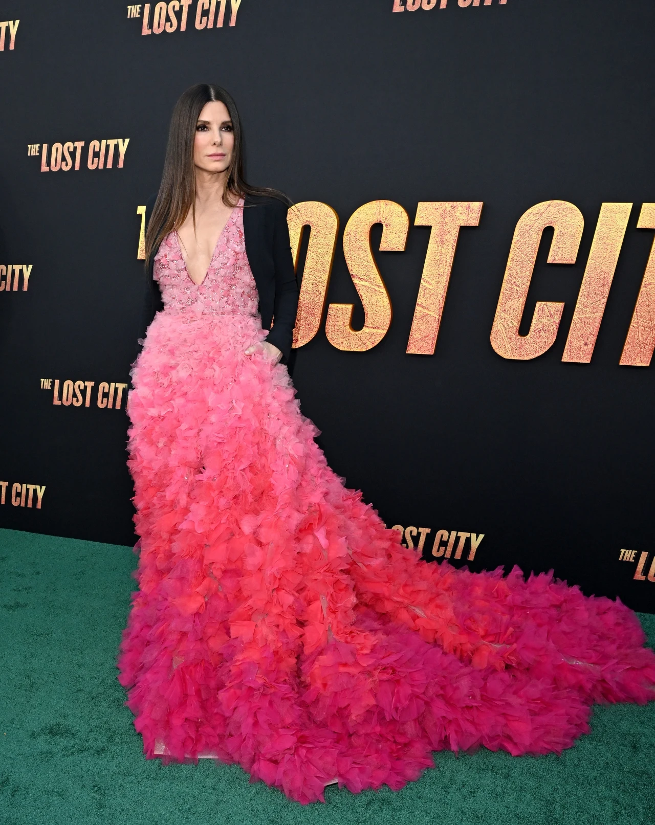 Sandra Bullock na premierze filmu "Zaginione miasto" Sandra Bullock na premierze filmu "Zaginione miasto"