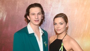 Vanessa Aleksander i Ignacy Liss na premirze filmu "Marzec '68" (20 marca 2022)