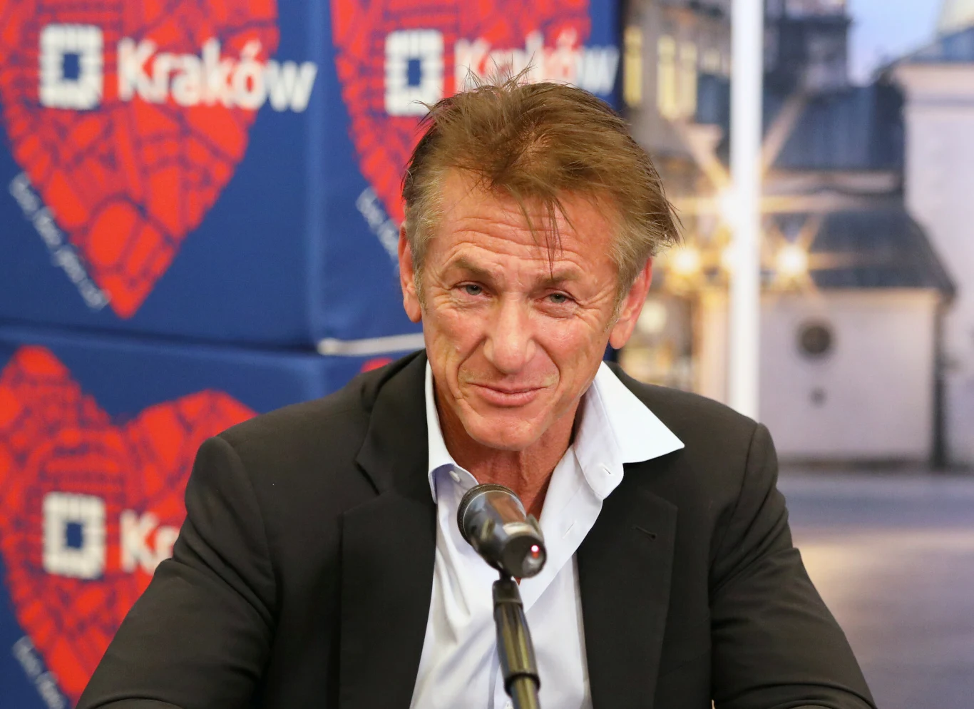 Sean Penn w Krakowie Sean Penn w Krakowie