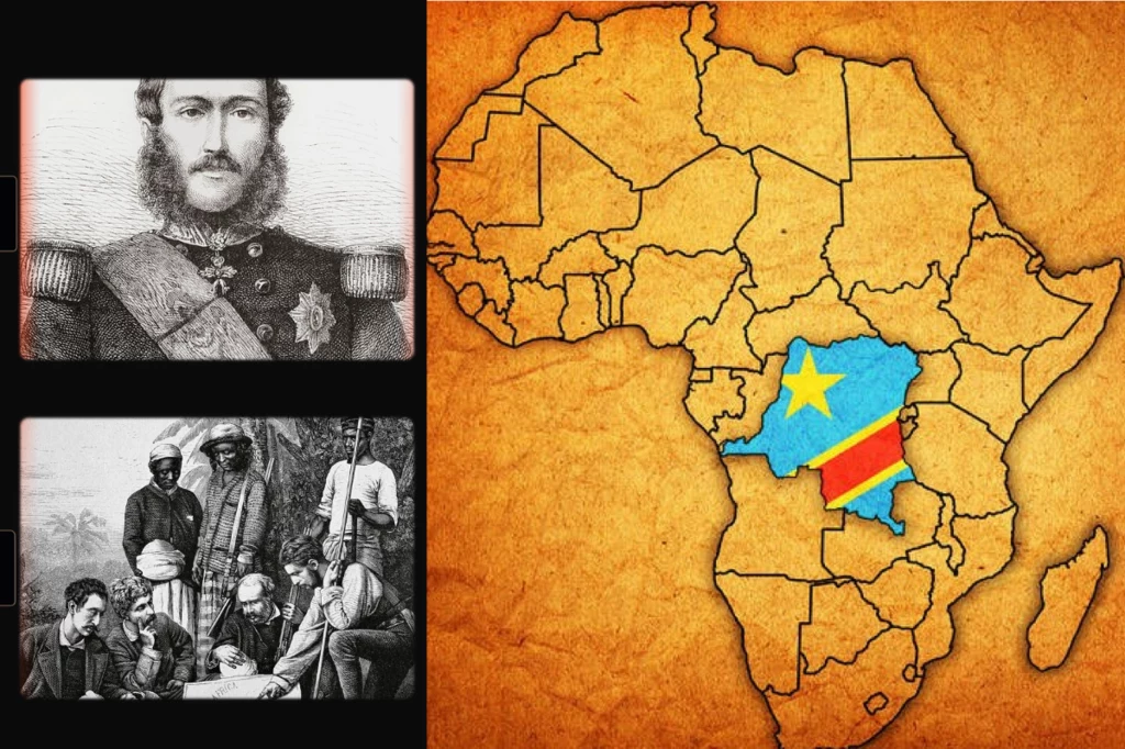 Król Belgii Leopold II sfinansował wyprawę  Henry’ego Mortona Stanleya na tereny dzisiejszej Demokratycznej Republiki Konga