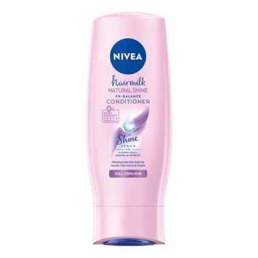 Nivea Hairmilk Shine Odżywka wyzwalająca blask 200ml - 2