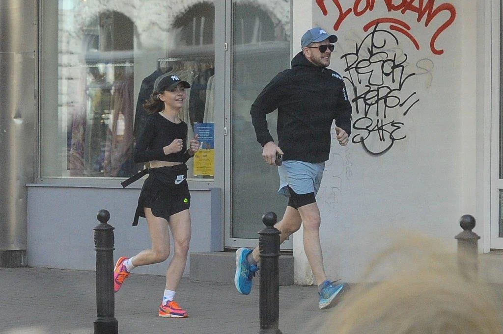 Filip CHajzer przyłapany w czasie joggingu Filip CHajzer przyłapany w czasie joggingu