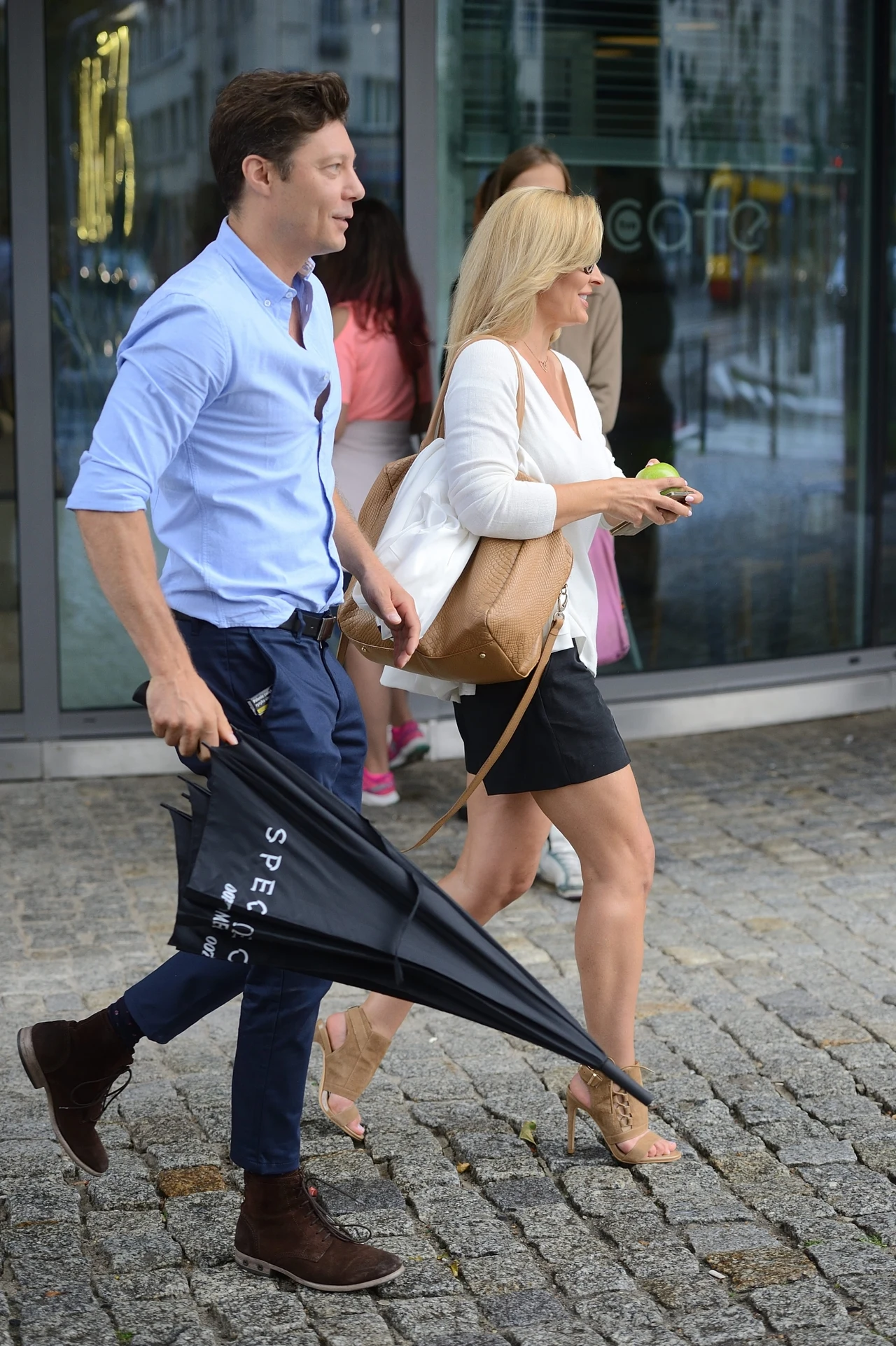 Mariusz Totoszko z byłą partnerką Mariusz Totoszko z byłą partnerką