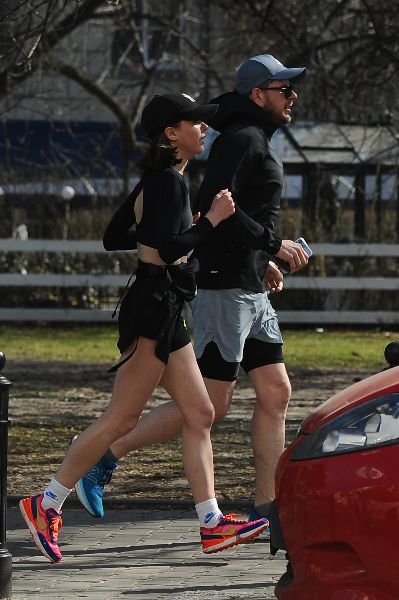 Filip Chajzer przyłapany w czasie joggingu