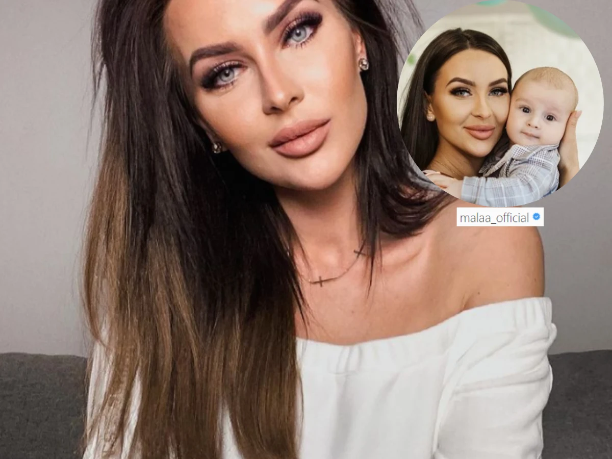 Anna Sowińska "Mała Ania" pochwaliła się chrztem syna na Instagramie @malaa_official/ Anna Sowińska "Mała Ania" pochwaliła się chrztem syna na Instagramie @malaa_official/