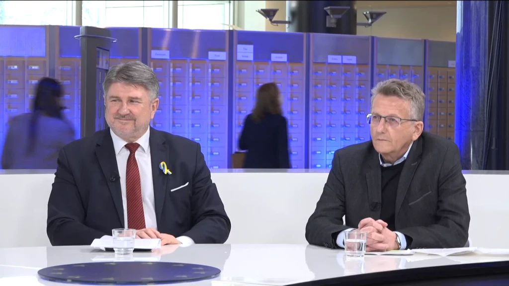 Bogdan Rzońca, europoseł PiS i Dietmar Koester, polityk niemieckiej SPD Bogdan Rzońca, europoseł PiS i Dietmar Koester, polityk niemieckiej SPD