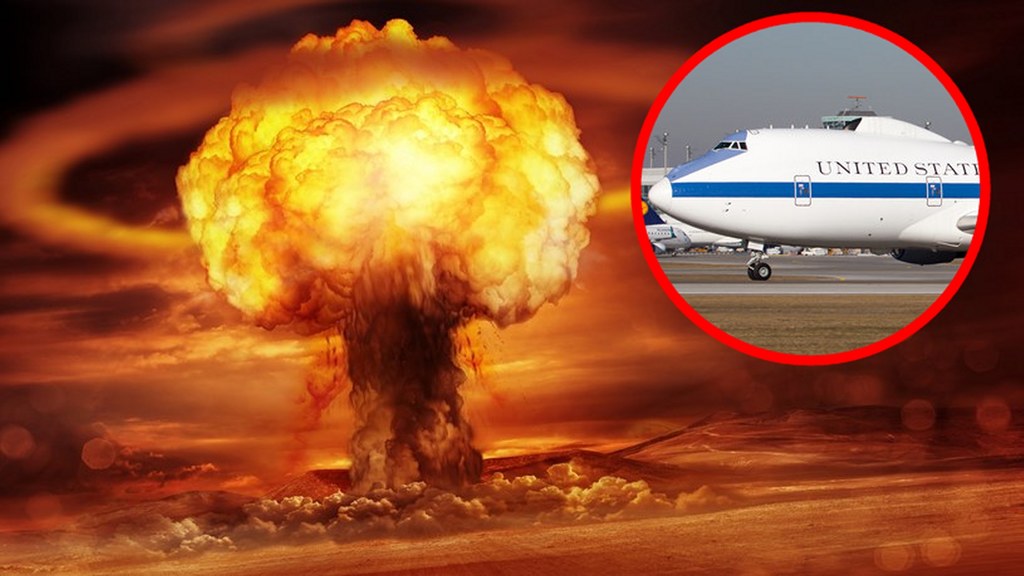 Amerykański samolot "Doomsday Plane" przyleciał do Europy