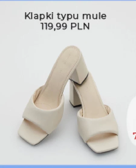 Klapki damskie Reserved