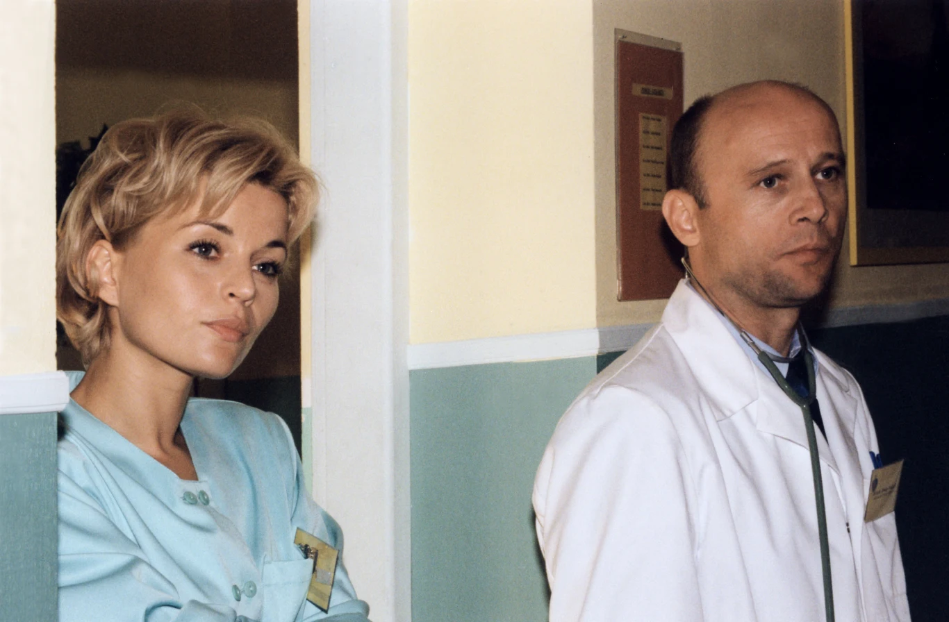 Małgorzata Foremniak i Krzysztof Pieczyński w serialu "Na dobre i na złe"