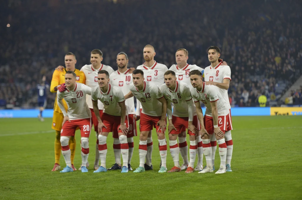 Reprezentacja Polski przed meczem ze Szkocją na Hampden Park Reprezentacja Polski przed meczem ze Szkocją na Hampden Park