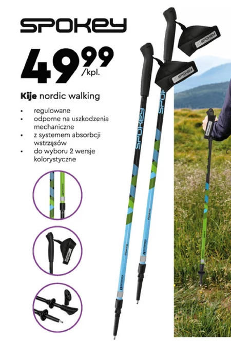 Kije nordic walking Spokey