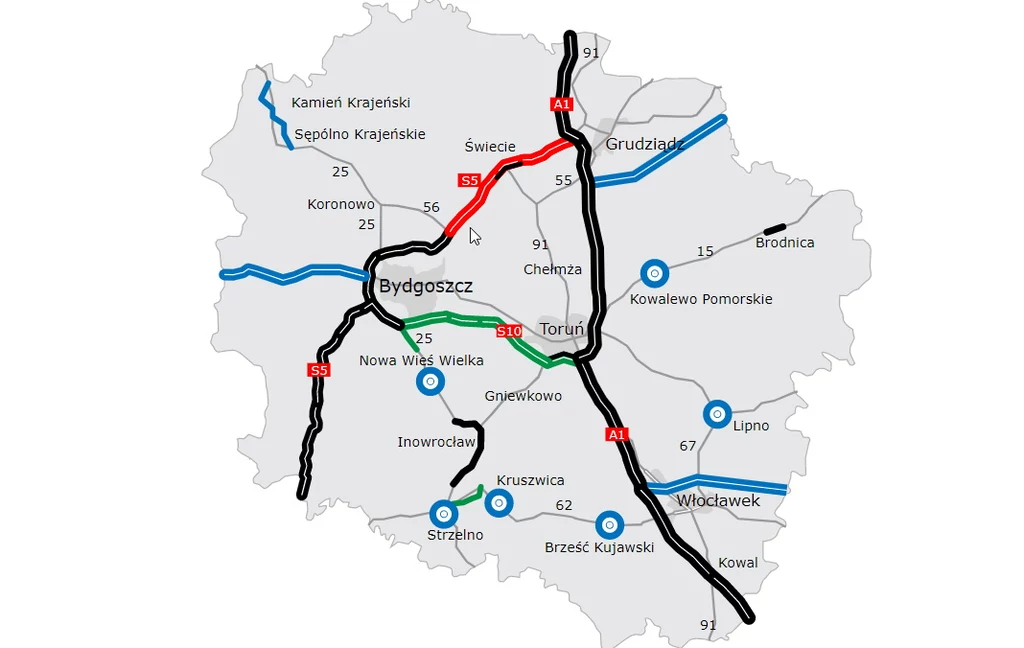 Rozstrzygnięto przetarg na ostatnio z odcinków drogi S10