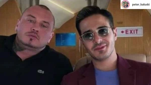 Piotr Kałuski (L) na zdjęciu z Simonem Levievem (P)