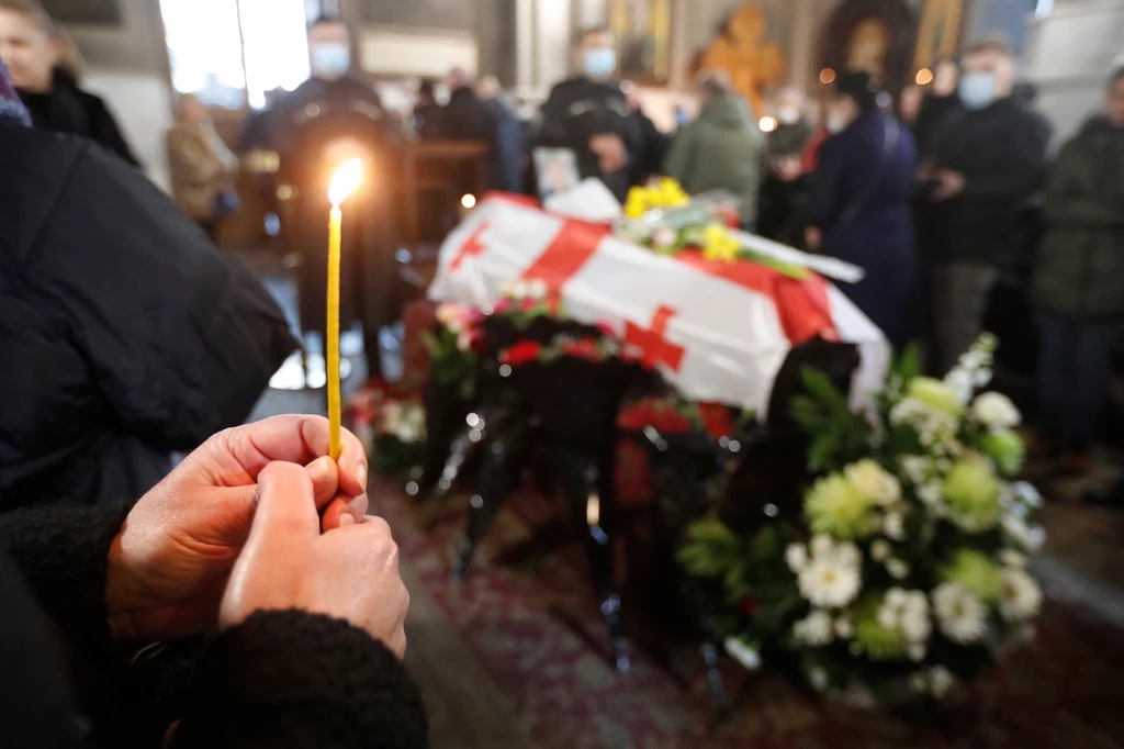 Gruzja. Pogrzeb gruzińskich żołnierzy Gruzja. Pogrzeb gruzińskich żołnierzy
