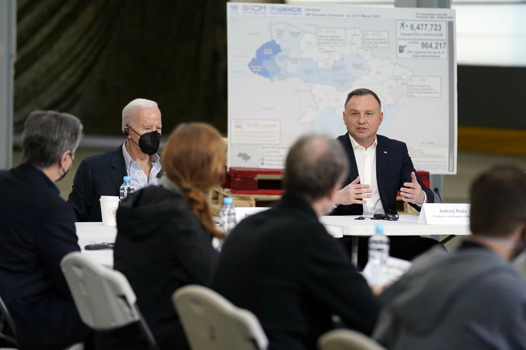 Andrzej Duda i Joe Biden w Rzeszowie Andrzej Duda i Joe Biden w Rzeszowie