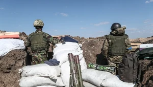 Ukraińscy żołnierze na froncie