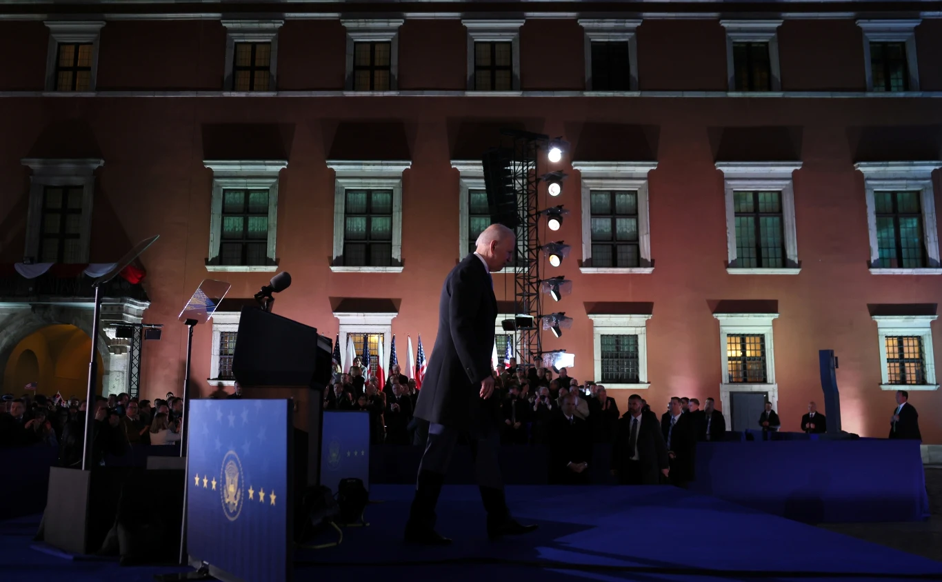 Przemówienie na Zamku Królewskim zakończyło dwudniową wizytę Joe Bidena w Polsce