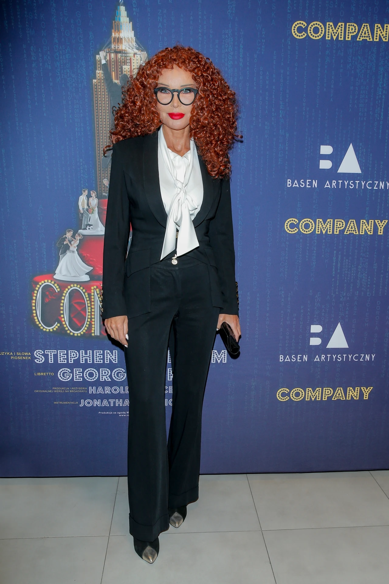 Ewa Minge na premierze musicalu "Company"