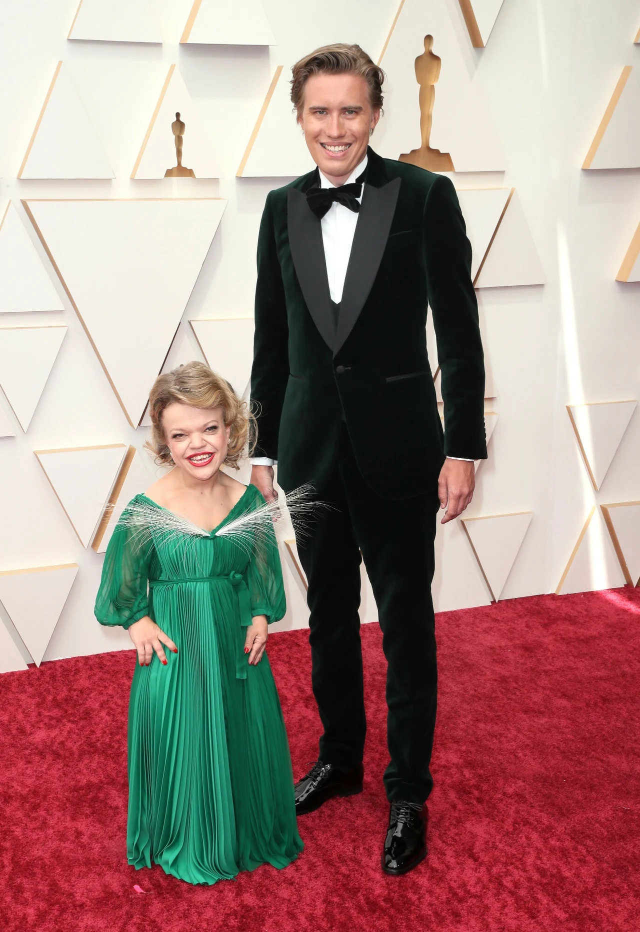 Oscary 2022: Polska ekipa na czerwonym dywanie - Annia Dzieduszycka i Tadeusz Łysiak Oscary 2022: Polska ekipa na czerwonym dywanie - Annia Dzieduszycka i Tadeusz Łysiak