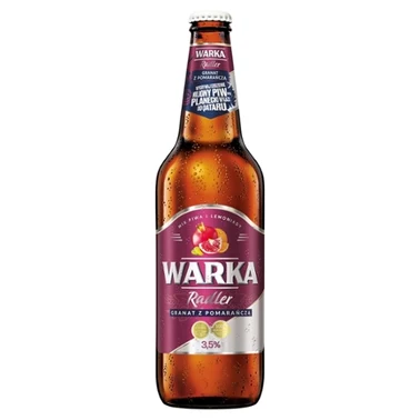 Warka Radler Piwo z lemoniadą o smaku granatu z pomarańczą 500 ml - 2