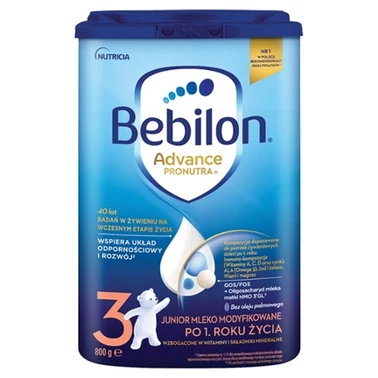 Bebilon 3 Advance Pronutra Junior Formuła na bazie mleka po 1. roku życia 800 g - 1