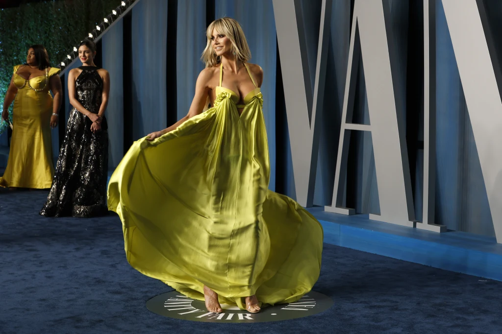 Heidi Klum na imprezie Vanity Fair po gali Oscarów