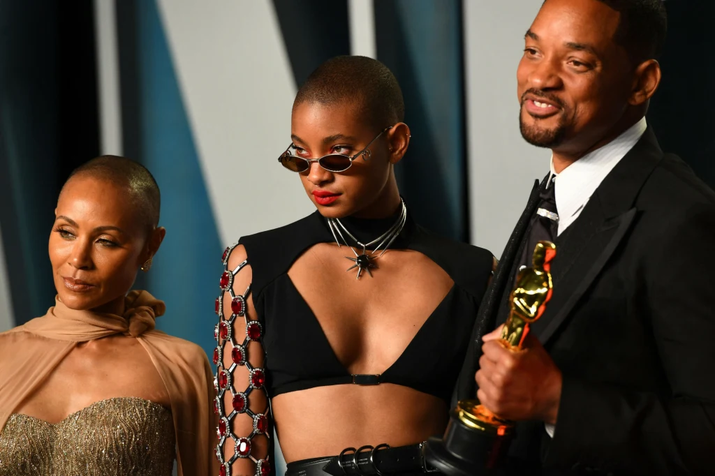 Will Smith z żoną i córką Will Smith z żoną i córką
