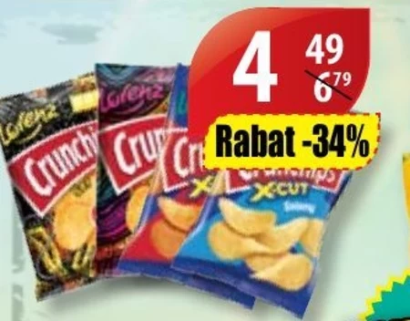 Crunchips Mexican Fajita Chipsy ziemniaczane 140 g