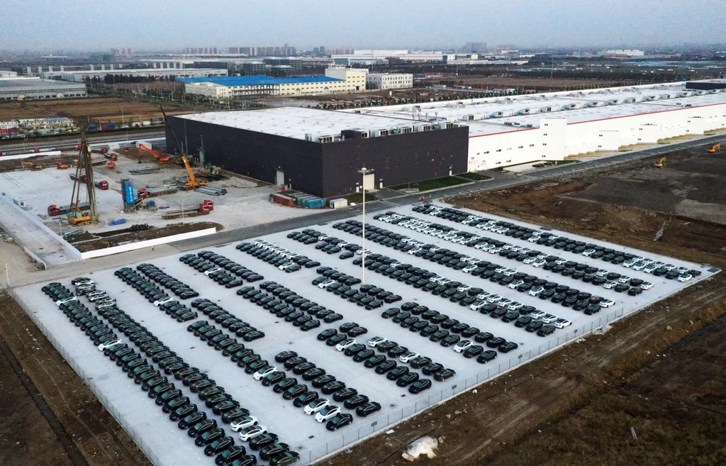 Gigafactory Tesli w Szangaju wstrzymała produkcję