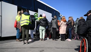 Uchodźcy z Ukrainy w Centrum Pomocy Humanitarnej w Przemyślu