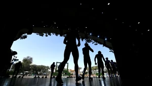 Ekipa Gazprom-RusVelo podczas prezentacji UAE Tour