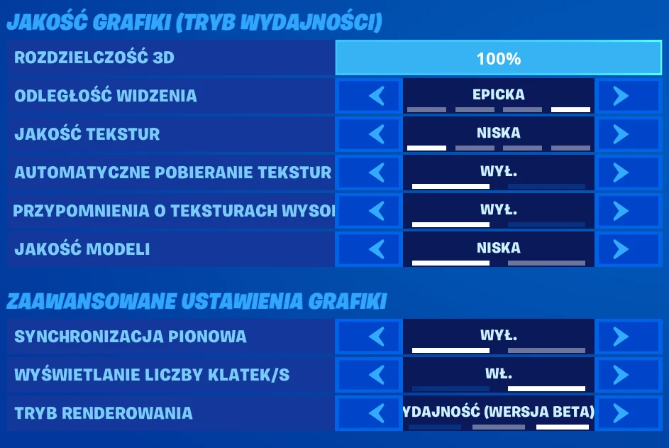 Wyłączenie zbędnych opcji powinno w znaczący sposób poprawić wydajność