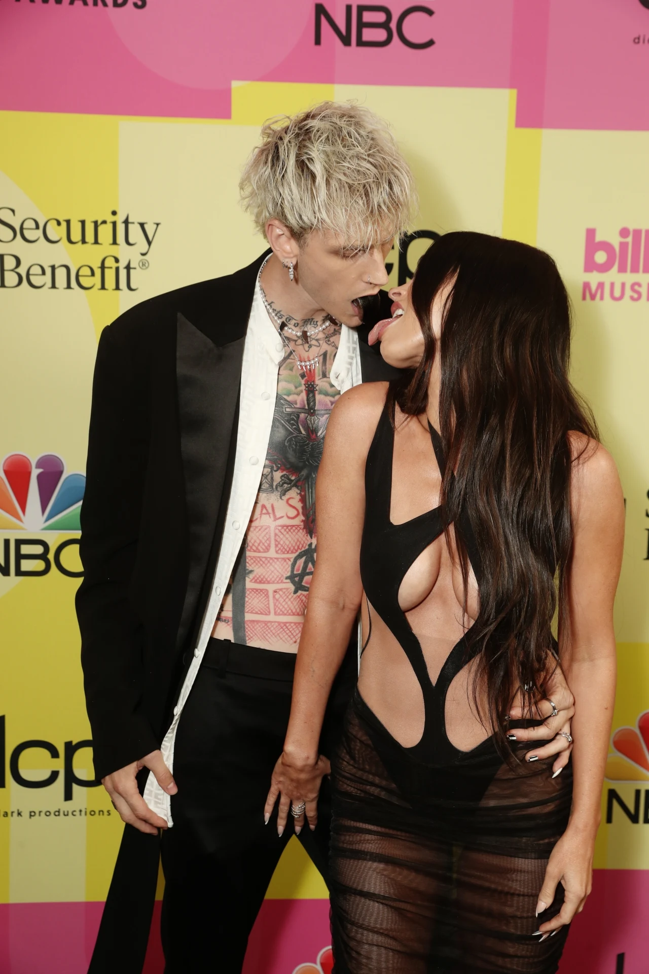 Megan Fox i Machine Gun Kelly podczas Billboard Music Awards 2021 Megan Fox i Machine Gun Kelly podczas Billboard Music Awards 2021
