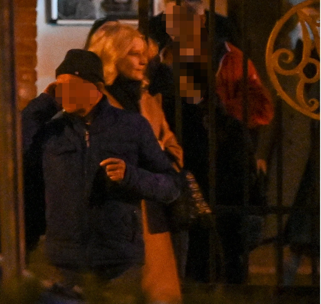 Małgorzata Kożuchowska po mszy Małgorzata Kożuchowska po mszy