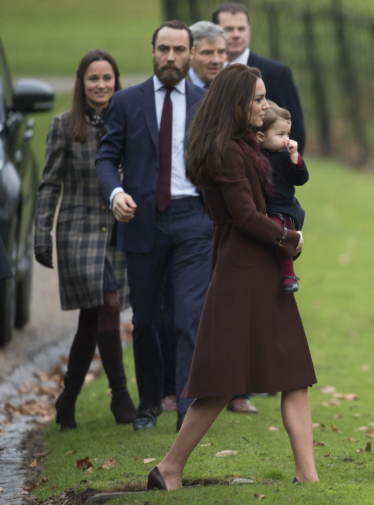 James Middleton i księżna Kate