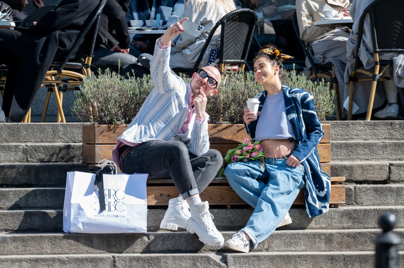 Nie zabrakło wspólnego selfie. Nie zabrakło wspólnego selfie.