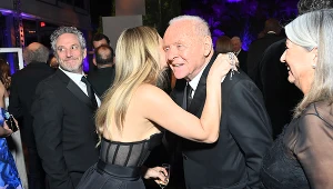 Anthony Hopkins na przyjęciu po oscarowej gali