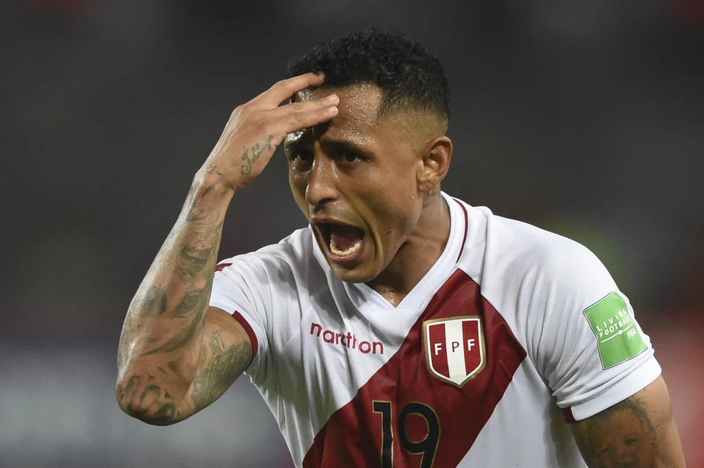 Yoshimar Yotun w meczu Peru - Paragwaj Yoshimar Yotun w meczu Peru - Paragwaj