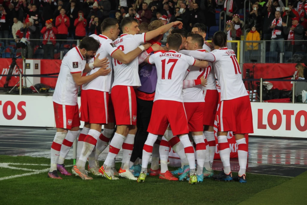 Mecz Polska - Szwecja. Radość po bramce "Lewego" Mecz Polska - Szwecja. Radość po bramce "Lewego"