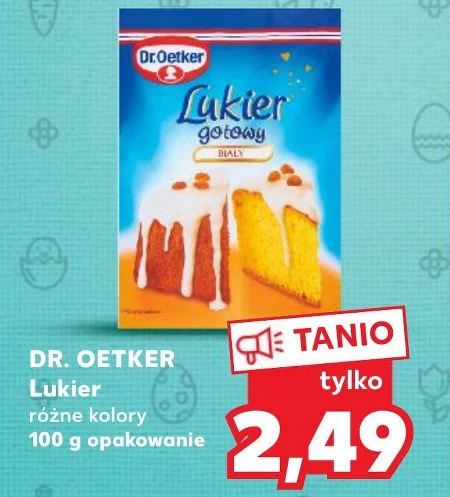Dr. Oetker Lukier gotowy biały 100 g