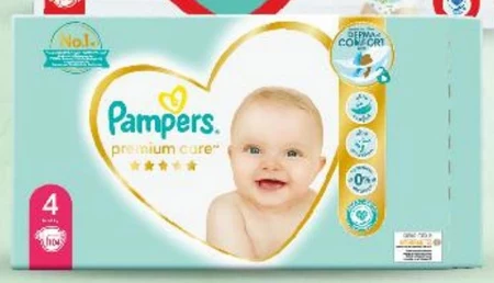 Pampers Premium Care rozmiar 4, 104 pieluszki, 9kg-14kg