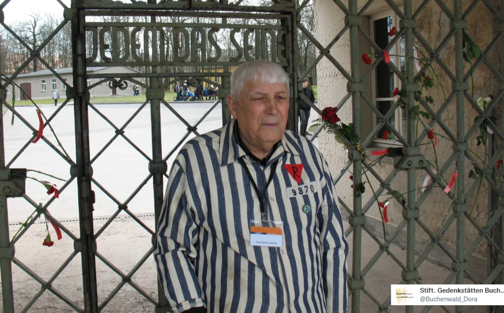 Boris Romanczenko; Źródło: Stift. Gedenkstätten Buchenwald und Mittelbau-Dora/Twitter 
