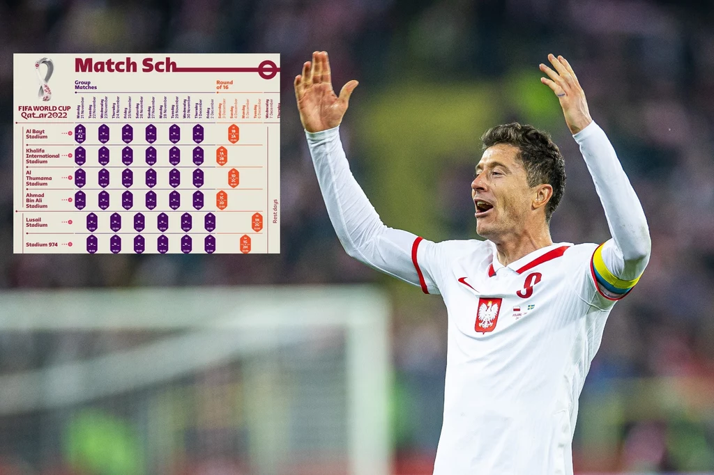 Terminarz MŚ 2022 poznamy po losowaniu mistrzostw świata. Na razie Robert Lewandowski może cieszyć się z awansu na mundial Katar 2022 Terminarz MŚ 2022 poznamy po losowaniu mistrzostw świata. Na razie Robert Lewandowski może cieszyć się z awansu na mundial Katar 2022