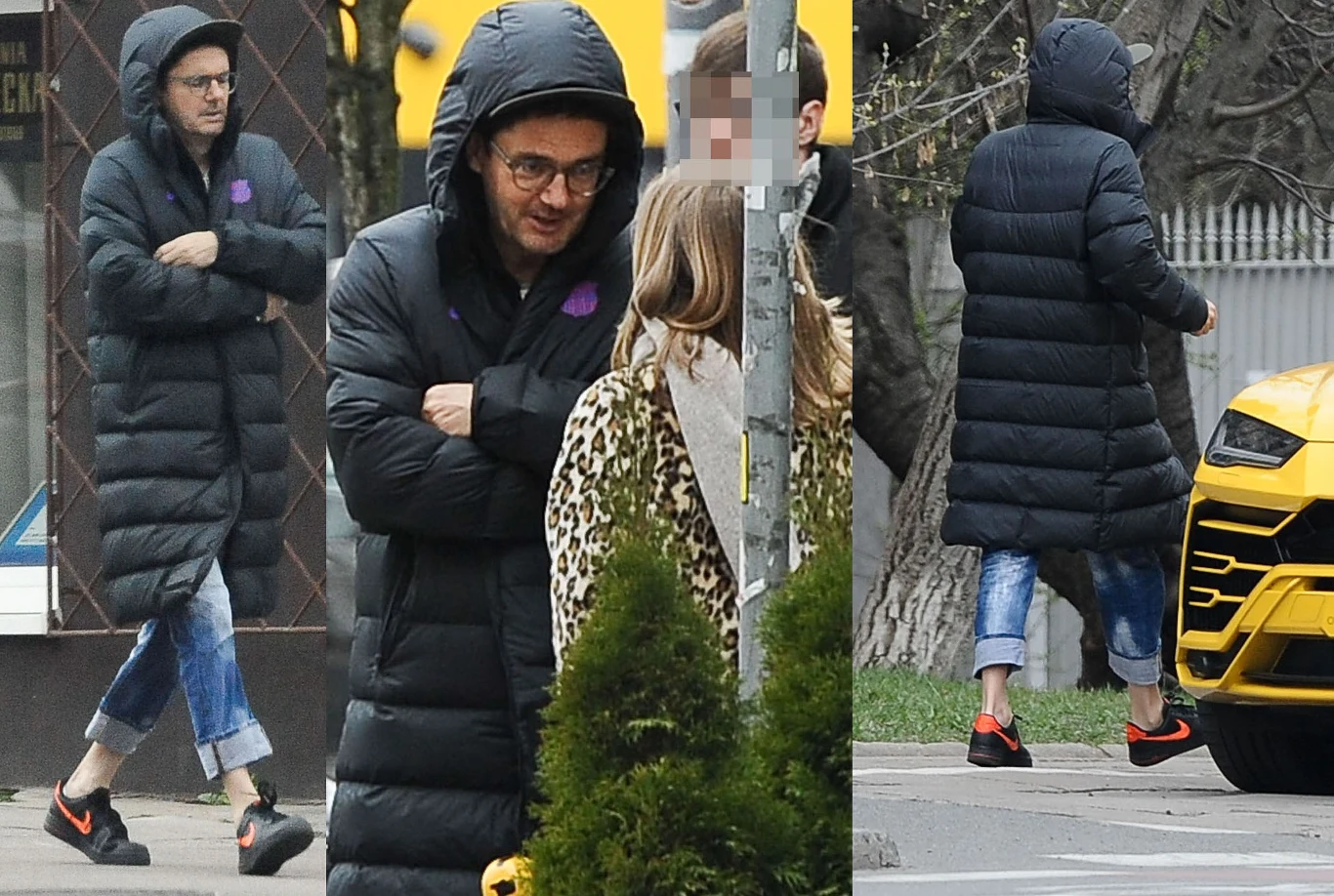 Kuba Wojewódzki na mieście z tajemniczą kobietą Kuba Wojewódzki na mieście z tajemniczą kobietą