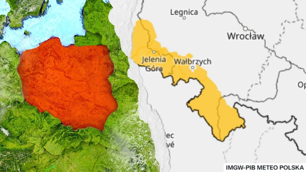 IMGW wydaje ostrzeżenia dla kolejnych regionów Polski