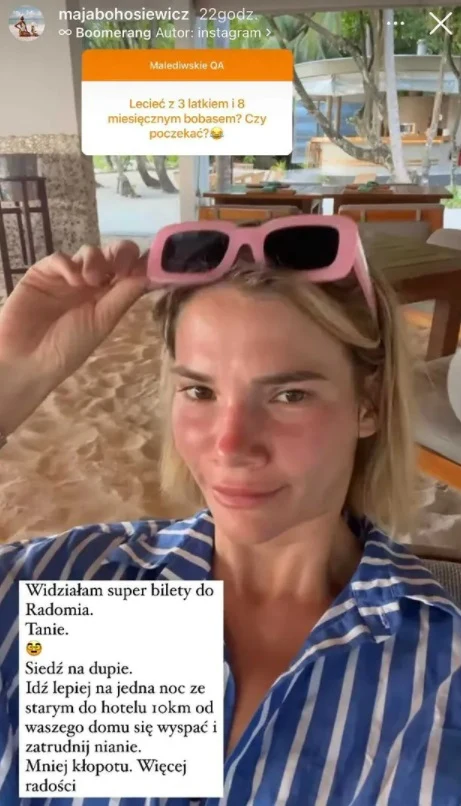Maja Bohosiewicz odradza podróżowanie z małymi dziećmi Maja Bohosiewicz odradza podróżowanie z małymi dziećmi