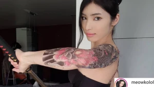 Meowko - fragment zdjęcia zamieszczonego w serwisie Instagram.com na profilu @meowkolol